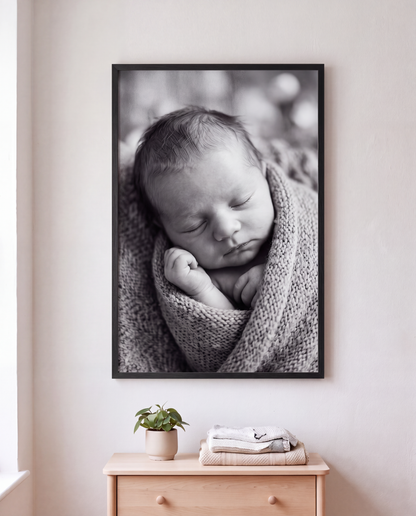 Personalized Wooden Photo Frame – Custom Picture Frame – Gift for Mom, Couples & Family